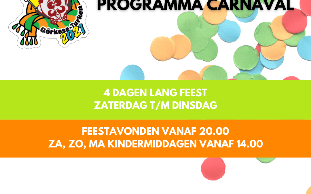 We gaon door! De Gorkese Turken vieren traditiegetrouw weer 4 dagen lang carnaval